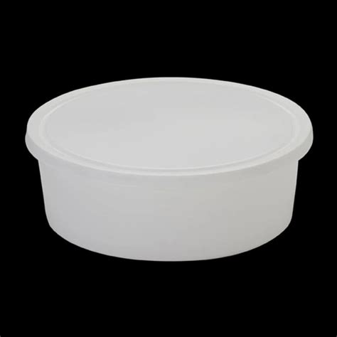 Milky White Circular Ml Plastic Container At Rs Piece In Mumbai