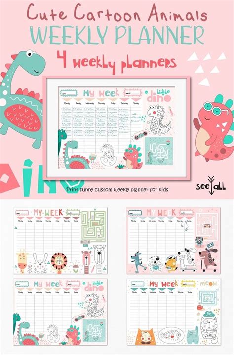 Journal Weekly Spread For Kids