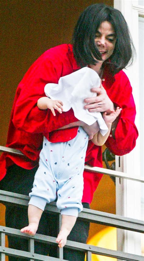 Michael Jackson And Blanket Over Balcony