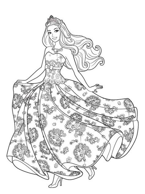 Barbie Princess coloring pages