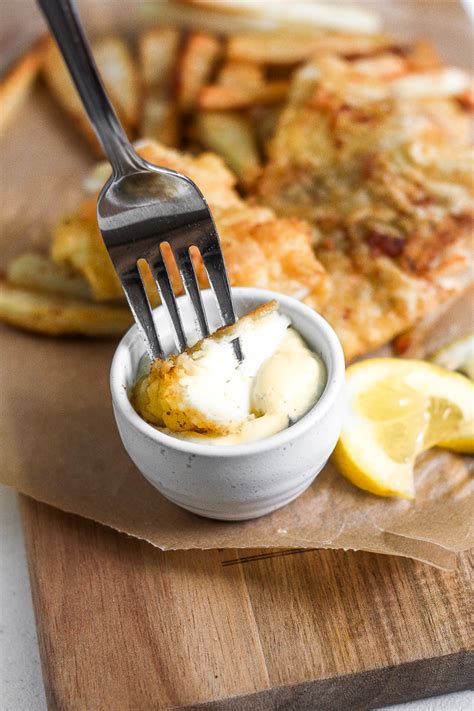 Healthy Fish and Chips with Homemade Tarter Sauce | aheadofthyme.com - Ahead of Thyme