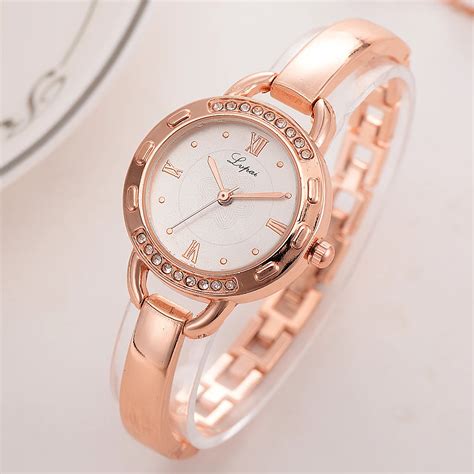 Lvpai Brand Casual Luxury Gold Watches Women Bangle Watch Female