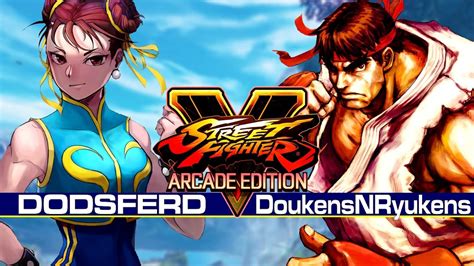 【スト5ae】 Dodsferd [ 春麗 チュンリー Chun Li ] Vs [ リュウ Ryu ] Doukensnryukens 【sf5ae】 Youtube