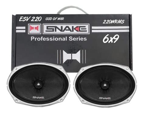 Par De Alto Falantes Snake Pro X Ohms Esv W Rms