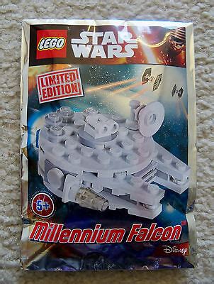 LEGO Star Wars Super Rare 911607 Millenium Falcon Foil Pack Limited