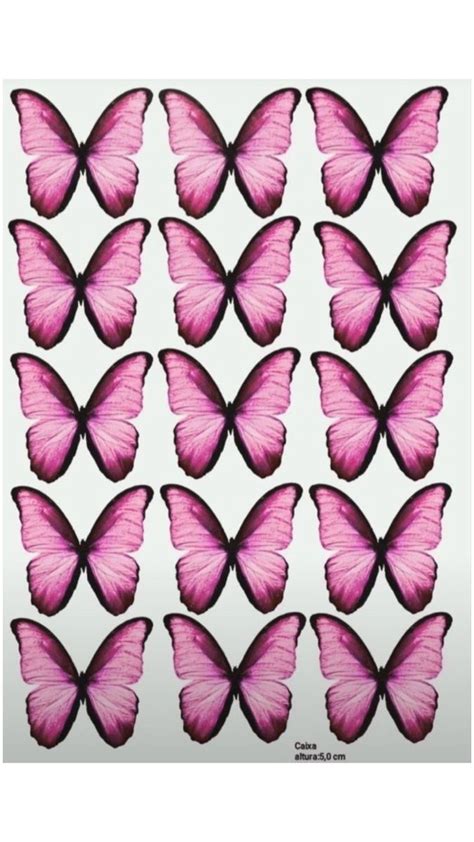 Borboleta rosa pra imprimir | Borboletas para imprimir, Borboleta rosa ...