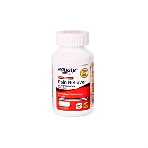 Equate Pain Reliever 500mg 250 Tabletas Palacio De Los Detalles