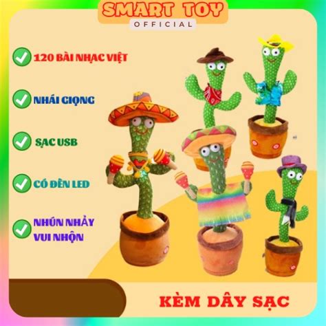 Cây xương rồng nhảy múa xương rồng nhại giọng nói nhún nhảy vui nhộn phát 120 bài hát hot có
