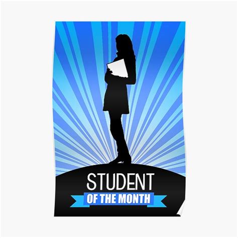 "student of the month" Poster by orvalrochefort | Redbubble