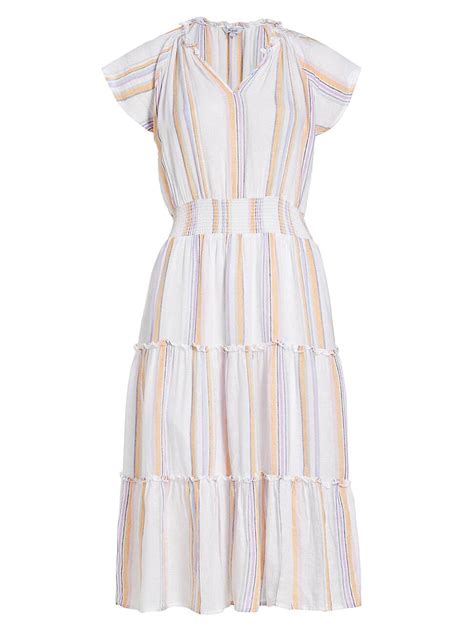 Rails Women S Amellia Striped Midi Dress Merida Stripe Size Xs