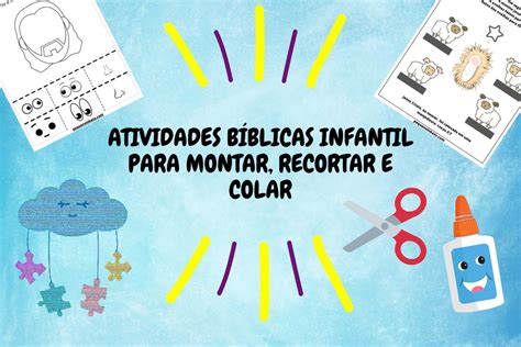 Atividades Bг Blicas Infantil Para Recortar E Colar NBKomputer