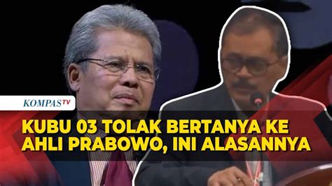 FULL Tanya Jawab Ahli Prabowo Gibran Dengan Kubu 01 Hingga Hakim MK