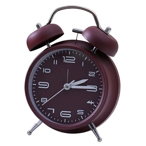 Menolana Wind Up Double Bell Mechanical Clock Dustproof Walmart