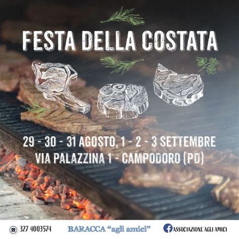 FESTA DELLA COSTATA 2024 Sagre Enogastronomiche Veneto Padova