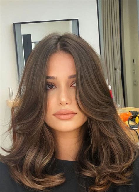 50 Fabulous Fall Hair Color Ideas For Autumn 2022 Brunette With Muted