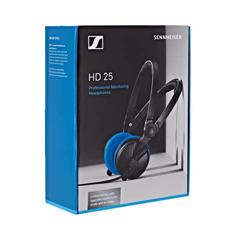 Sennheiser HD 25 Kopfhörer Limitierte Auflage Blau Gear4music