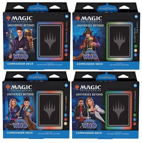 Magic: The Gathering - Doctor who Commander Deck display (4ct)