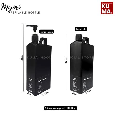 Jual TRENDING KUMA MYORI JERIGEN REFILL 1000ML AESTHETIC JERRYCAN BOTOL