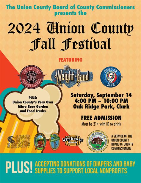 Union County’s Fall Festival Returns With Live Music, Food Trucks, and ...