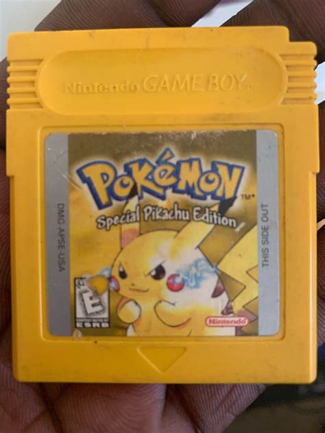 Pokemon Yellow Version Special Pikachu Edition Authentic TESTED AND