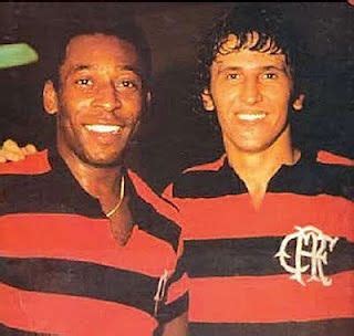 E o Rei vestiu o Manto Pelé e Zico Flamengo 1979 Camisa do