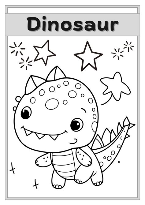 Coloring Book Dinosaur Happy Teacher Store