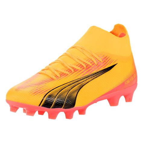 Puma Ultra Pro FG/AG Junior Firm Ground Soccer Cleat - Sun Stream/Black ...