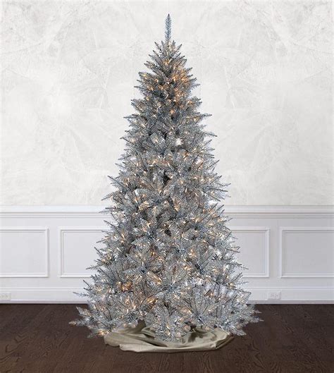 antique silver christmas tree 11