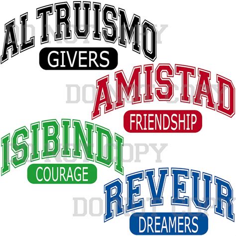 Rc Houses Isibindi Reveur Amistad Altruismo Tee Shirt Design