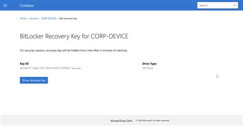 Get Bitlocker Recovery Key For Enrolled Device Microsoft Learn