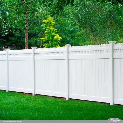 Illusions Vinyl Fence Classic Series Illusions Fence