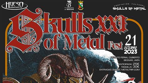 Cartel De La Vig Sima Primera Edici N Del Skulls Of Metal Fest The