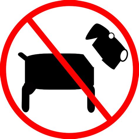 Free Clipart No Dogs Allowed