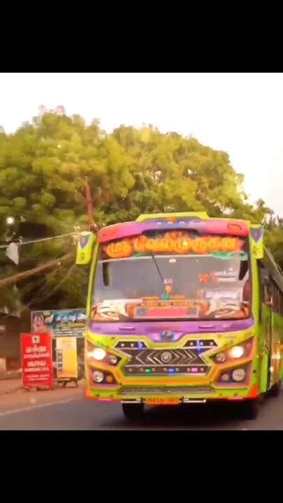 🎀🤩 Tn Sri Velumurugan Bus Mass On Road 💥💥bus Trendingshorts Songs