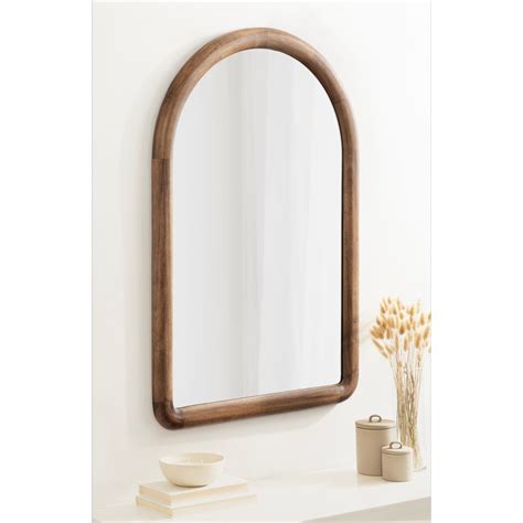 Kate And Laurel Astora Arch Mirror With Shelf 18x30 Bed Bath