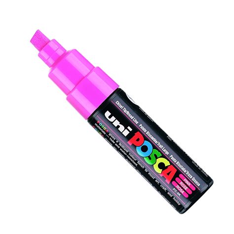 Marqueur Posca Pc K Large Biseaut E Rose Feutre Peinture