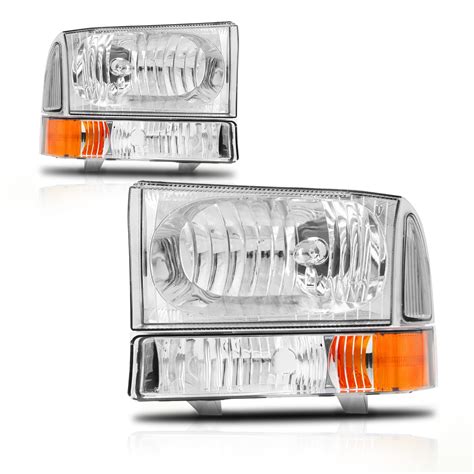 AS Headlight Assembly For 1999 2000 2001 2002 2003 2004 Ford F250 F350