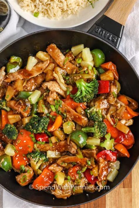 Pork Stir Fry With An Easy Homemade Sauce Spend With Pennies