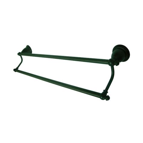 Elements Of Design English Vintage 24 In Oil Rubbed Bronze Wall Mount Double Towel Bar At