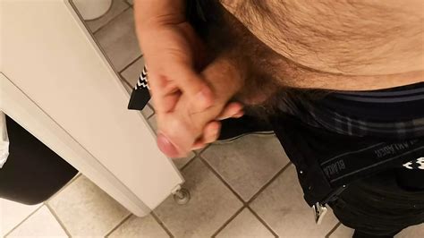 Jerking Off Uncut Cock And Cumming Twice In Public Toilet Gay Amateur Porn Feat Pancubuk