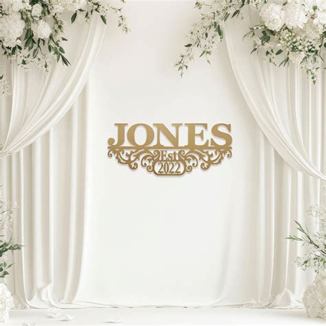 Personalized Metal Monogram Wall Decor | semashow.com