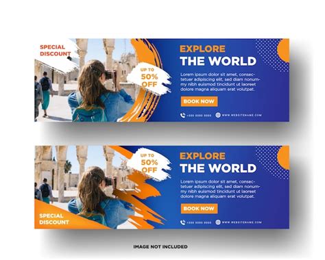 Travel Banner Template Vector Premium Download