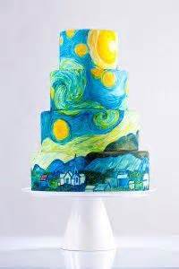 24 Van Gogh Cakes Ideas Gogh Cake Cake Cake Art