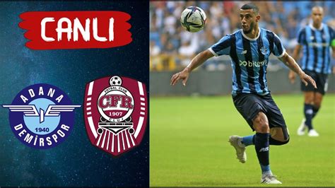 Adana Dem Rspor Cfr Cluj Ma I Canli Zle Youtube