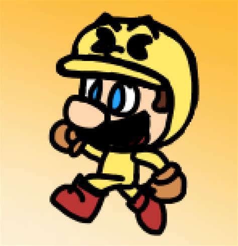 Mario is cosplaying as Pac-Man by mariosmashbropal on DeviantArt