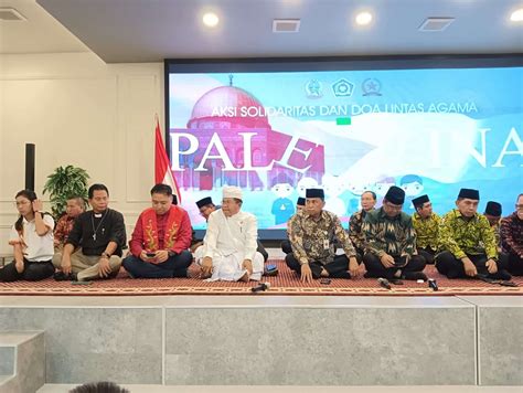 Wakil Ketua LDII Sulsel Hadiri Aksi Solidaritas Dan Doa Bersama Lintas