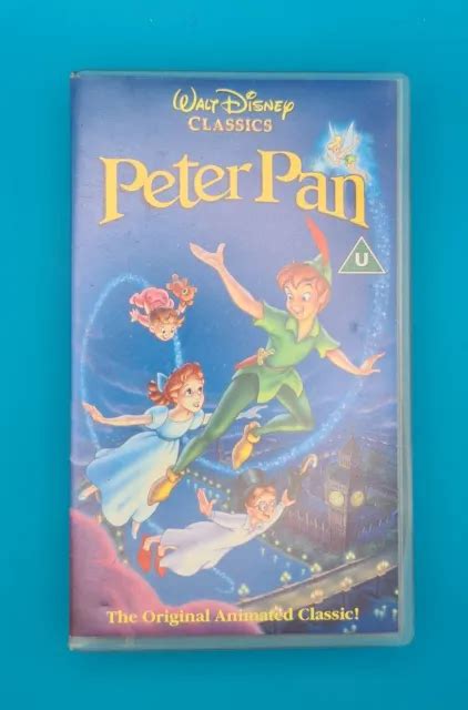 Peter Pan Walt Disney Classics Original Animated Classic Vhs Dm