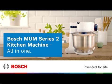 Introducing The Bosch Mum Series Kitchen Machine Youtube