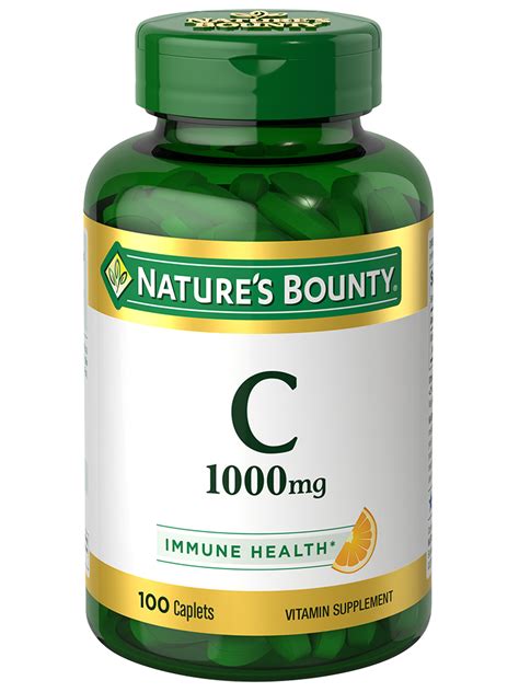 Vitamin C 1000 Mg Caplets Natures Bounty