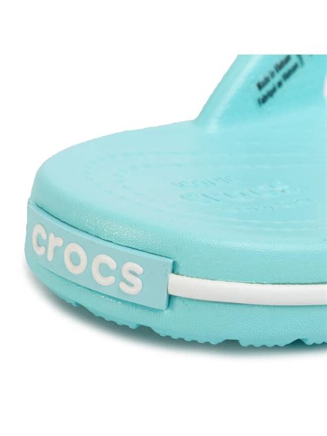 Zehentrenner Crocs Crocband Flip W 206100 Blau Eschuhe De